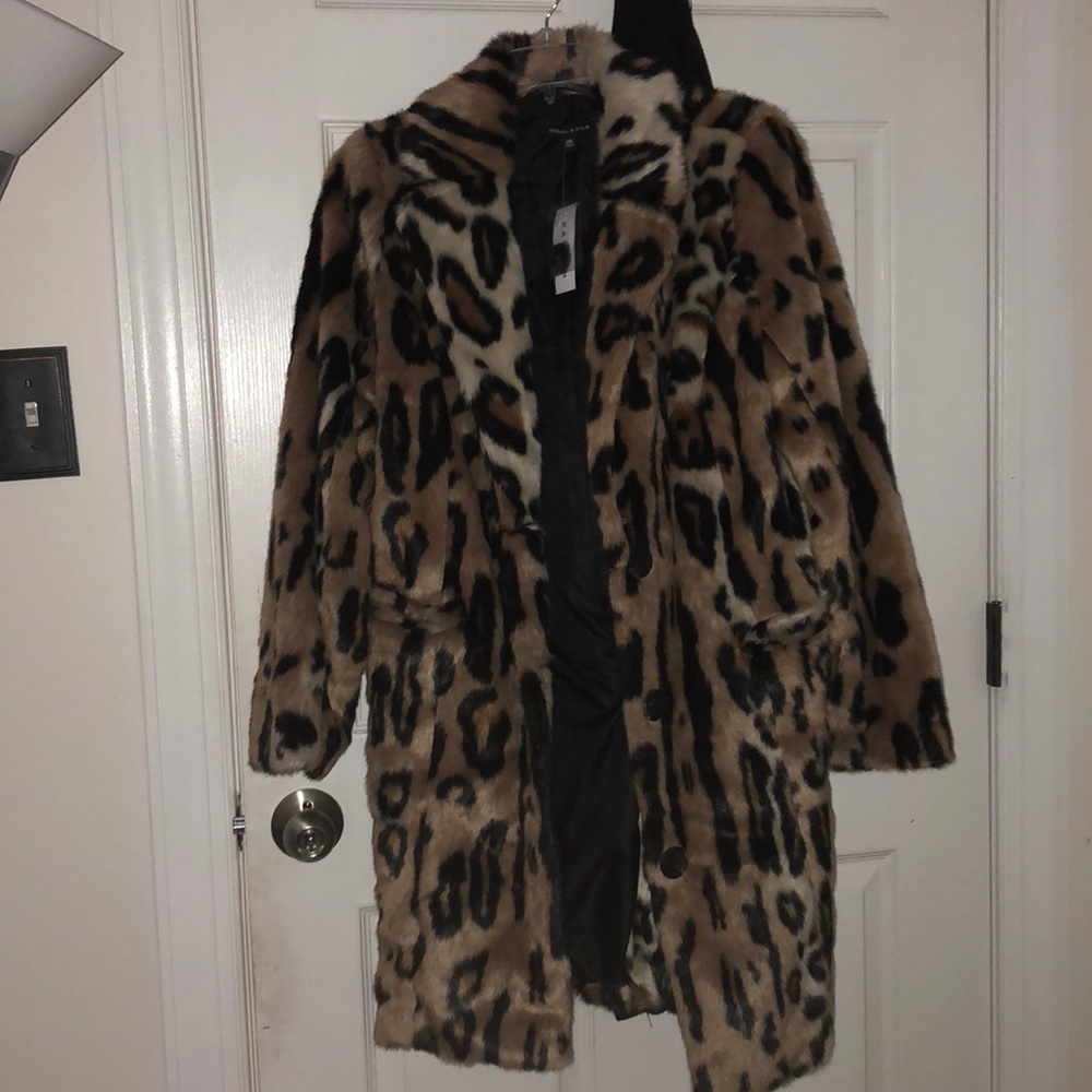 Kendall & Kylie Cheetah Print Coat